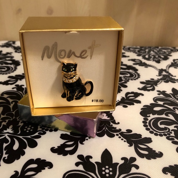 Monet cat broach - Picture 2 of 2